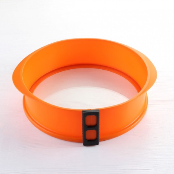 СИЛІКОНОВА ФОРМА ДЛЯ ТОРТА Ø26 см ЗІ СКЛЯНИМ ДНОМ TS-368