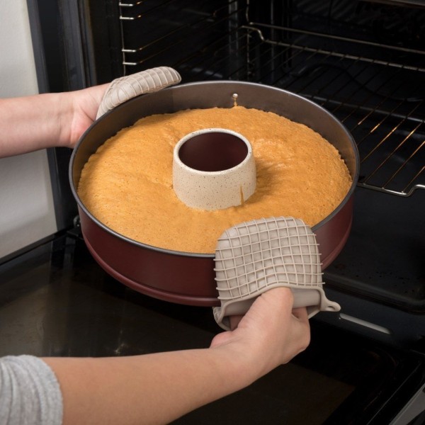 РОЗСУВНА ФОРМА ДЛЯ ВИПІКАННЯ ТОРТА З ДИМОХОМ, ГРАНІТНА, КРУГЛА, 28 СМ, НАЗЕМНИЙ НАВА 10-103-174