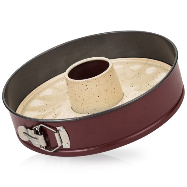 РОЗСУВНА ФОРМА ДЛЯ ВИПІКАННЯ ТОРТА З ДИМОХОМ, ГРАНІТНА, КРУГЛА, 28 СМ, НАЗЕМНИЙ НАВА 10-103-174