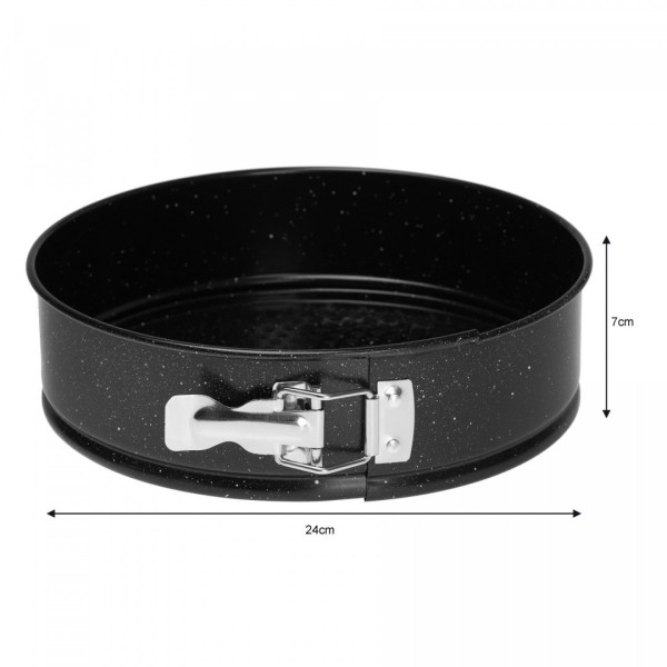 Forma do tortu Kinghoff KH-1545 marmurkowa 24 cm, idealna do pieczenia ciast