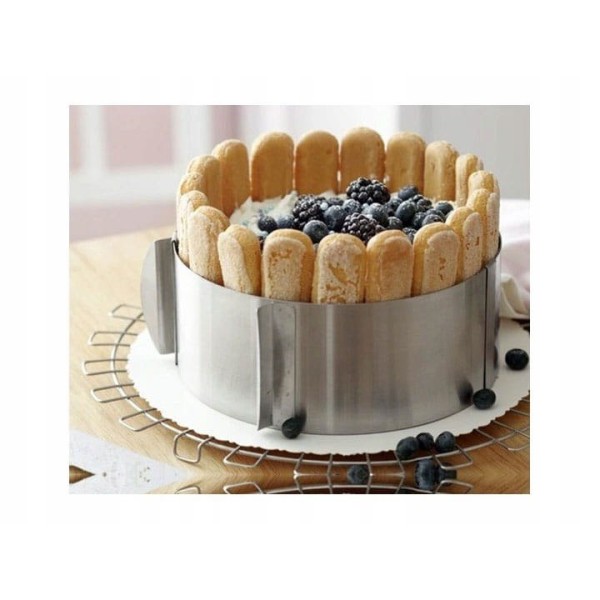 Регульована форма-обруч, Brunbeste BB-1199, для випікання тортів 16–30 см