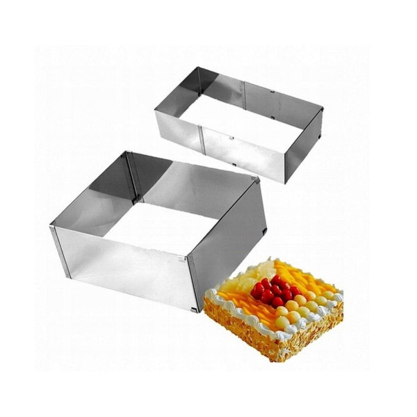 Regulowana tortownica Brunbeste BB-3143, forma do ciasta 15-27 x 20 cm, do pieczenia ciast i tortów