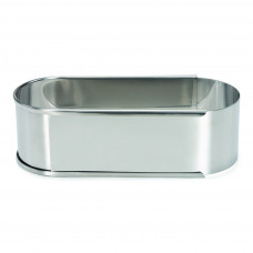 Regulowana forma owalna ze stali nierdzewnej 16-21cm - Patisse
