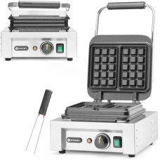 Gofrownica profesjonalna 2 gofry brukselskie duża moc 2200W