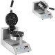 Гофрочарка Rotex RCWM-1300-RE для приготування круглих вафель Ø18 см з обертанням, 1300 Вт