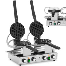 Гофрниця подвійна TEFLON для приготування bubble waffle, 2x1400 Вт