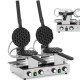 Гофрниця подвійна TEFLON для приготування bubble waffle, 2x1400 Вт