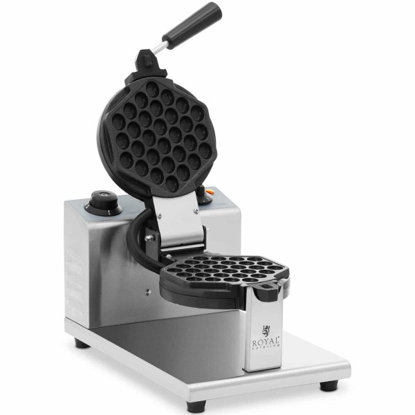 Гофрівниця Gofrownica bąbelkowa, śr. 17 cm, 1200 W для приготування хрустких вафель