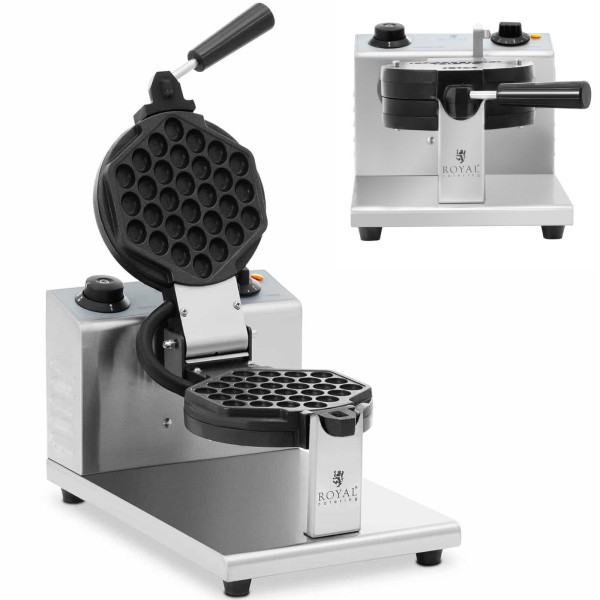 Гофрівниця Gofrownica bąbelkowa, śr. 17 cm, 1200 W для приготування хрустких вафель
