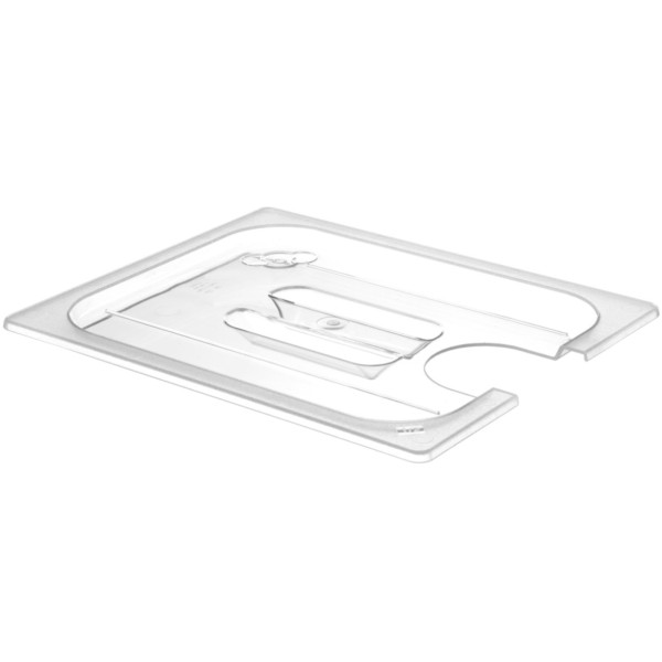 Кришка для посуду Hendi 864210 з полікарбонату з отвором для Sous-Vide, для контейнерів GN 1/2