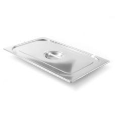 Pokrywka stalowa Hendi 806913 do GN 1/1 z wycięciem na chochlę Kitchen Line