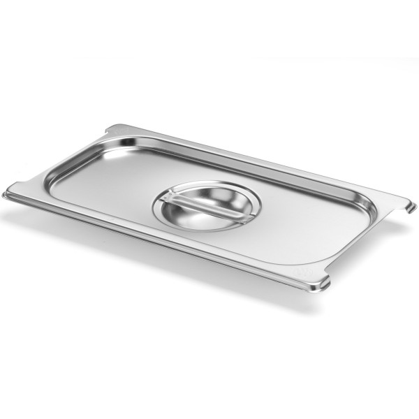 Кришка для контейнера Hendi 817841 GN 1/3 з вирізом для ручок 325x176 мм для кухні