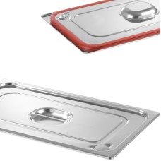 Кришка для контейнера Hendi Profi Line GN1/1 із силіконовим ущільнювачем, сталь 530x325 мм