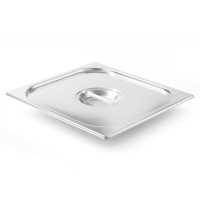 Кришка кухонна сталева Hendi 806821 для контейнера GN 2/3, зручна для професійного використання