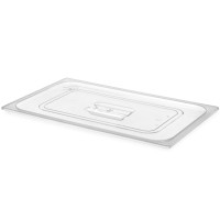 Кришка кухонна Hendi 864098 з полікарбонату для контейнерів GN 2/1, захист і збереження продуктів