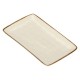 Zestaw tac prostokątnych Rose&Tulipani Concerto Avorio 4 sztuki 20x13 cm do serwowania