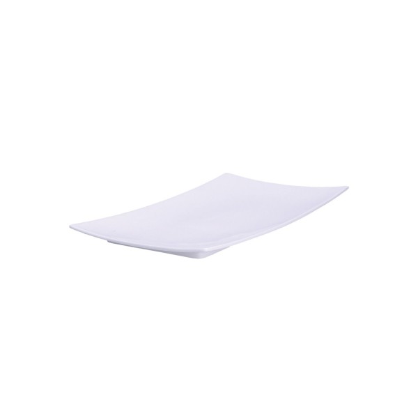 Zestaw tac serwisowych La Porcellana Bianca Essenziale Gourmet 28x17 cm, 3 sztuki