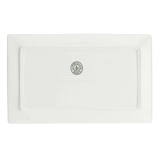 Zestaw tac serwisowych La Porcellana Bianca Essenziale Gourmet 28x17 cm, 3 sztuki