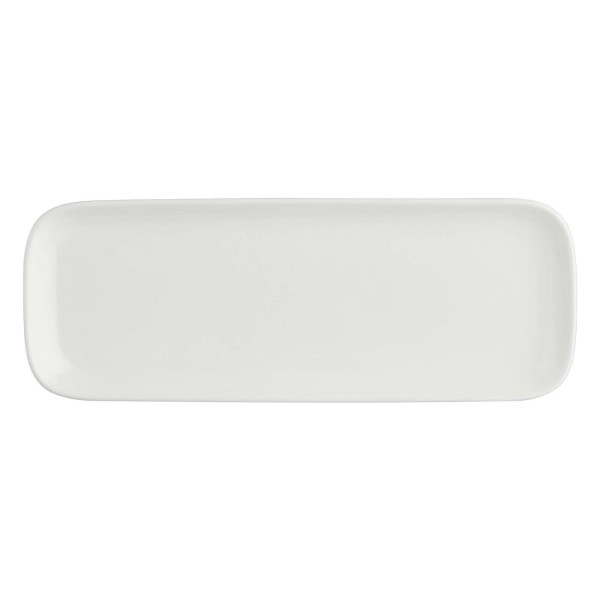 Zestaw tac serwisowych La Porcellana Bianca Essenziale New Age 4 prostokątne 30x11 cm