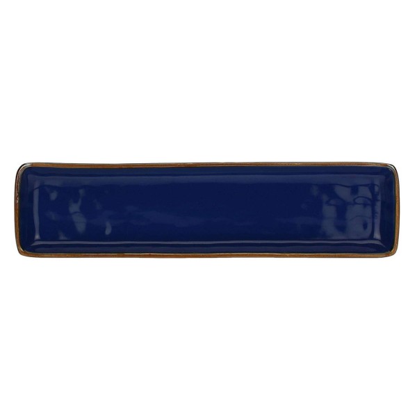 Набір сервіркових підносів Rose&Tulipani Concerto Blu Cobalto, 4 прямокутні, 32x8 см