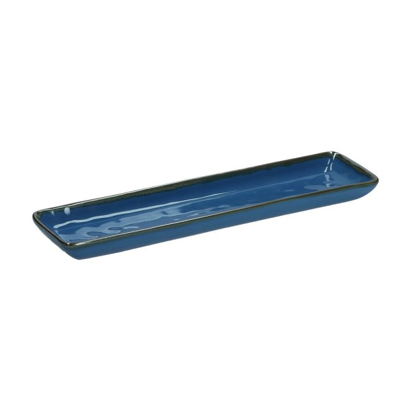 Zestaw tac serwisowych Rose&Tulipani Concerto Blu Avio 4 prostokątne 32x8 cm