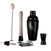 Набір барного інструменту Berlinger Haus BH-8545, для приготування коктейлів (шейкер, ложка, стрейнери)