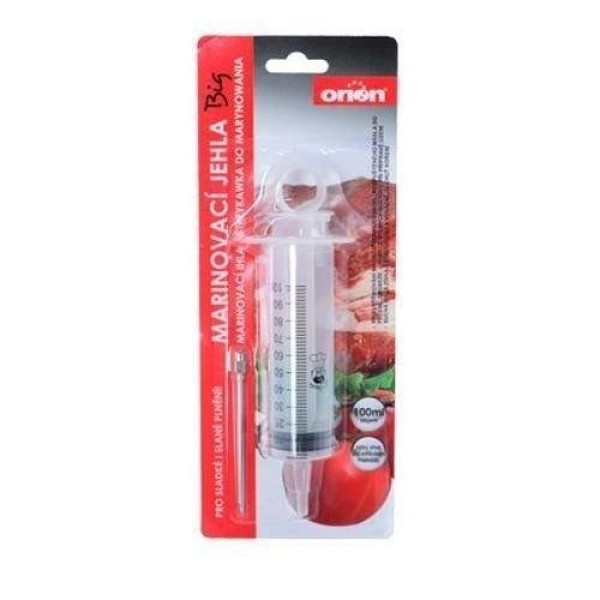 Інструмент для маринування, ORION, Strzykawka do marynowania 100 ml — насаджувач для інжекції маринаду в м’ясо