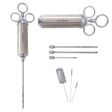 Шприц для маринування, Klausberg KB-7842, 60 мл, сталь — для маринування та соління м’яса