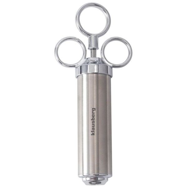 Шприц для маринування, Klausberg KB-7842, 60 мл, сталь — для маринування та соління м’яса