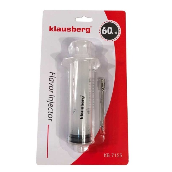 NASTRZYKIWARKA STRZYKAWKA 60ml DO PEKLOWANIA MARYNOWANIA MIĘSA KLAUSBERG KB-7155