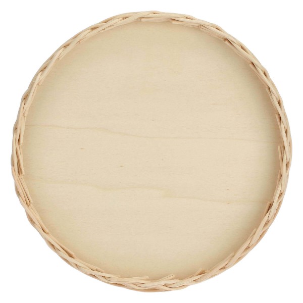 Kosz wiklinowy La Porcellana Bianca Midollino do naczynia Tarty 28 cm