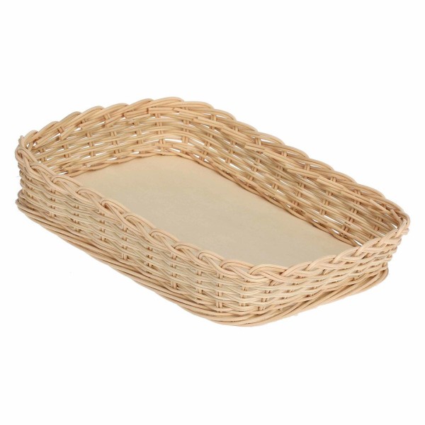 Kosz do zapiekania La Porcellana Bianca Midollino wiklinowy na lasagne 30 cm