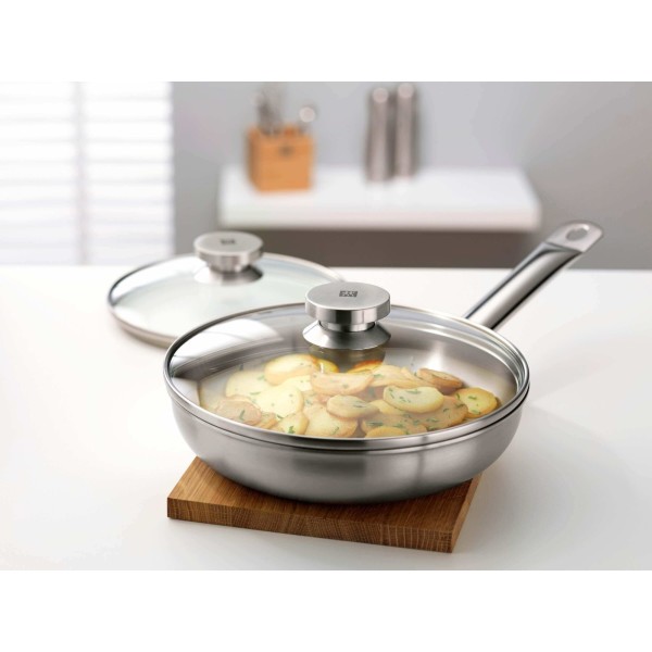 Кришка, ZWILLING, TWIN SPECIALS 20 см, скляна — для каструль і сковорідок, універсальна