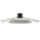 Термостійка скляна кришка для каструль та сковорідок 30 см VILDE 199029
