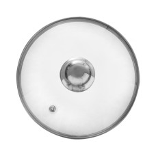 Термостійка скляна кришка для каструль, сковорідок та сотейників 18 см ORION 122577