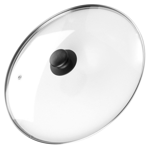 Термостійка скляна кришка для каструль та сковорідок 32 см VILDE 199030