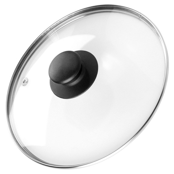 Термостійка скляна кришка для каструль та сковорідок 20 см VILDE 199024