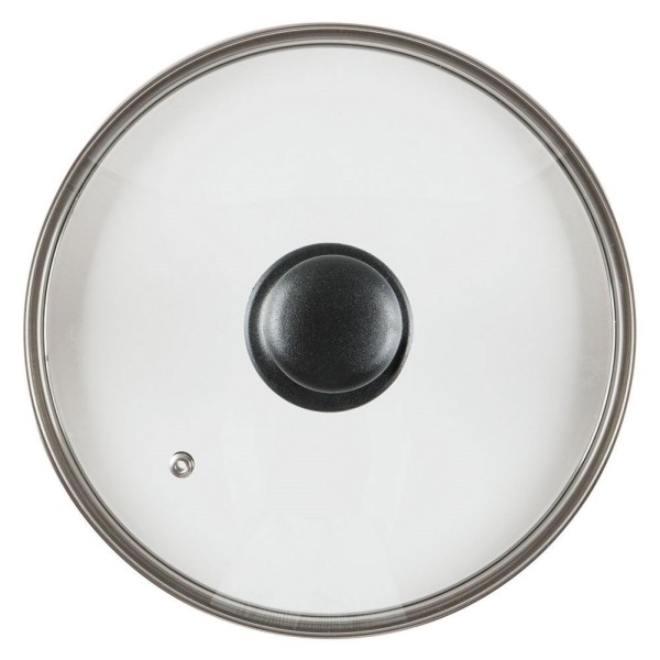 Термостійка скляна кришка для каструль та сковорідок 22 см VILDE 199025