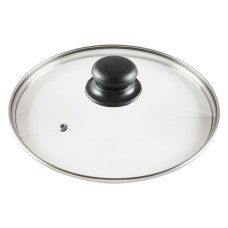 Термостійка скляна кришка для каструль та сковорідок 22 см VILDE 199025