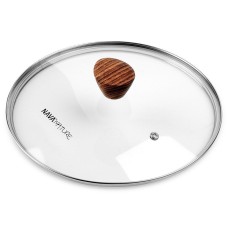 Універсальна скляна кришка для каструлі та сковорідки NATURE 24 см NAVA 10-144-152