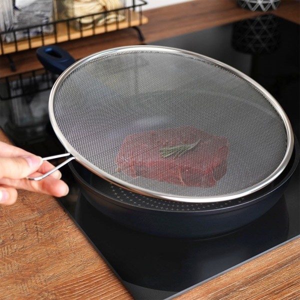 Захисна кришка для смаження на сковороді, універсальна, велика, 30 см ORION 126320