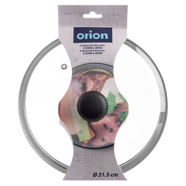 Pokrywka do garnka, patelni i szybkowaru Orion 126330 23 cm — szkło