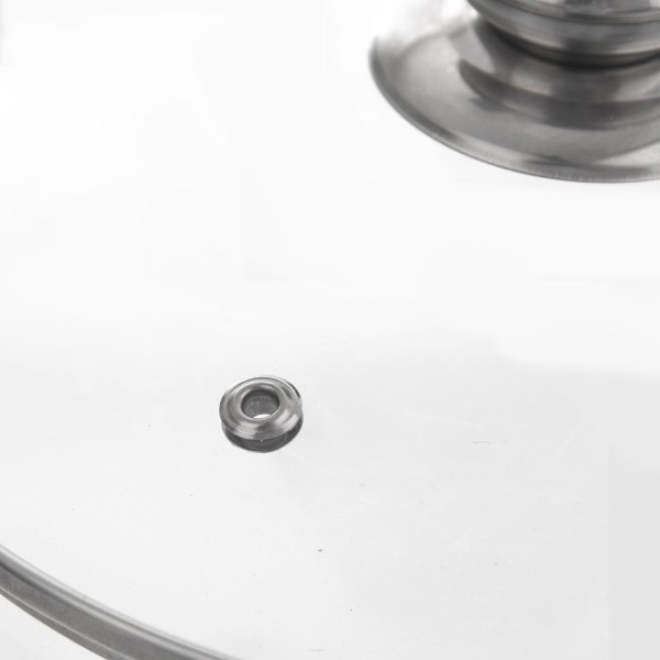 Термостійка скляна кришка для каструль, сковорідок та сотейників 32 см ORION 126322