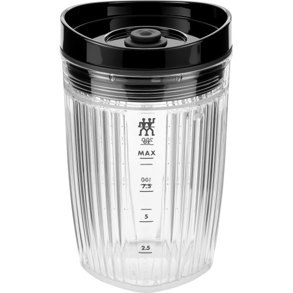Пляшка для блендера ZWILLING ENFINIGY з вакуумною кришкою 300 мл чорного кольору