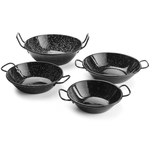 Patelnia gastronomiczna Hendi 622858 do paelli emaliowana 24 cm