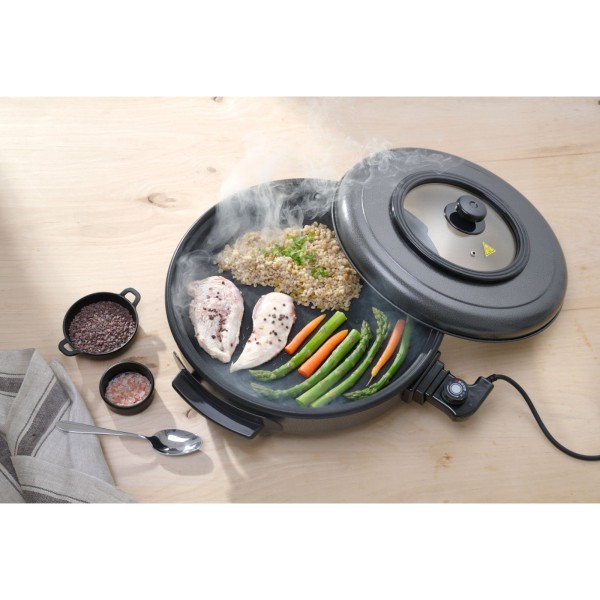 Пательня електрична Hendi 239605 для смаження та випікання, 55 см, 1600 Вт