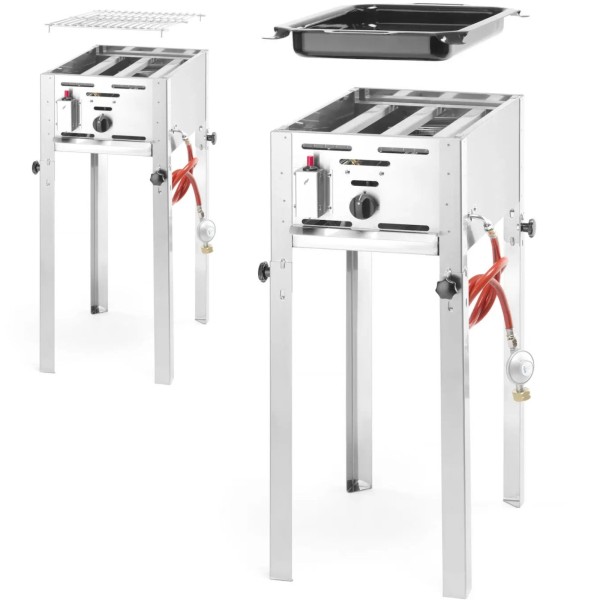 Газовий гриль Grill Master Mini 154700 для вуличного приготування з потужністю 5.8 кВт