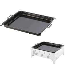 Професійна емальована пательня Pelvis Rascal 58x46x5 см для газового гриля