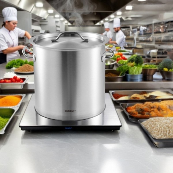 Garnek gastronomiczny Kinghoff KH-1963 25L z pokrywą stalową