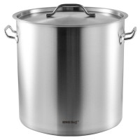 Garnek gastronomiczny KINGHOFF KH-1966 40 cm 50 L stal nierdzewna do gastronomii